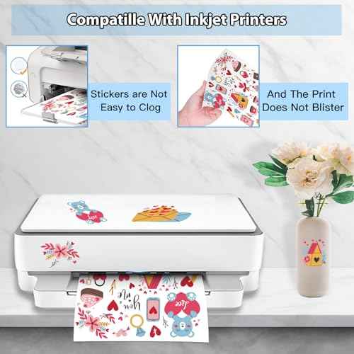 Premium Printable Clear Vinyl Sticker Paper for Inkjet Printers,Transparent Paper of 8.5x11 "DIY Personalized Self-adhesive Paper That is Tear Resistant, Waterproof Labels,Easy to Cut (30 Sheets)