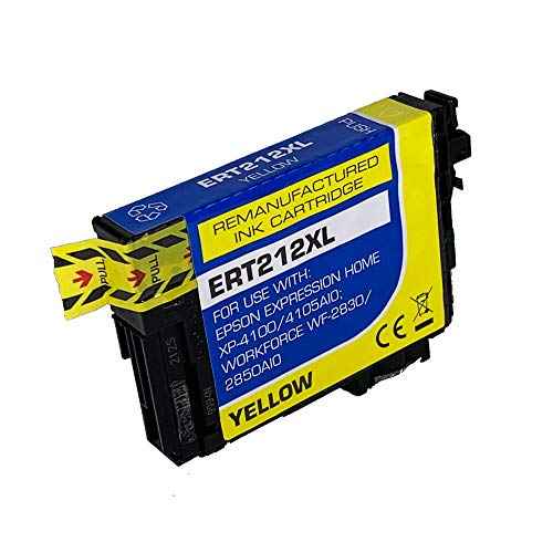 Remanufactured Ink Cartridge Replacement 4 Pack for Epson 212 212XL for XP-4100 XP-4105 WF-2830 WF-2850