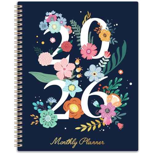 2026 Monthly Planner - 2026 Planner from Jan. 2026 - Dec. 2026, Monthly Calendar 2026 with Inner Pocket, 8.5" x 11"