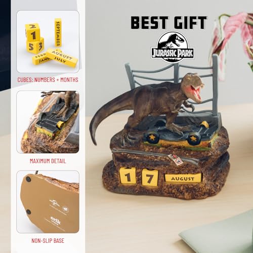 Official Jurassic Park Movies Calendar - Jurassic World Rebirth Toys - Jurassic Park Calendar - Jurassic Park Merchandise - Jurassic Park Gifts
