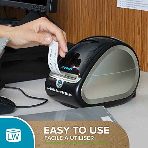 DYMO Authentic LabelWriter Small Multi-Purpose Labels | 19 mm x 51 mm | Self-Adhesive | Roll of 500 | Easy-Peel Labels | for LabelWriter Label Makers | Made in Europe