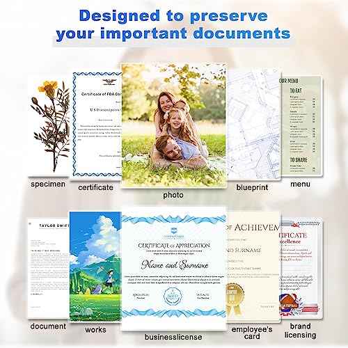 200 Pack Laminating Sheets, 5Mil 9" x 11.5" Laminating Pouches£¬Clear Thermal Laminating Plastic Paper Laminator Sheets, Holds 8.5 x 11 Inch Sheets (5 mil/200 pcs)