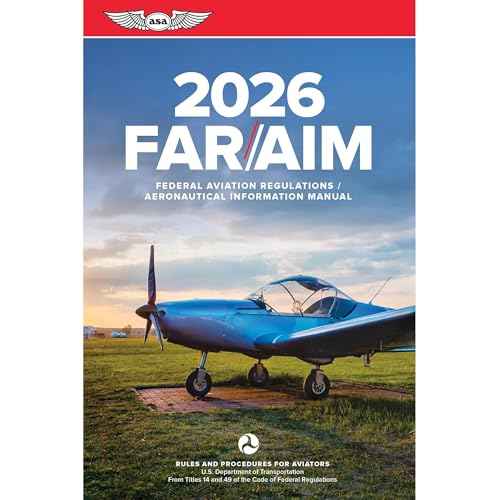 DIY Kit 2026 ASA FAR/AIM Book + 50 Tabs for Private Pilot License - VFR Kit