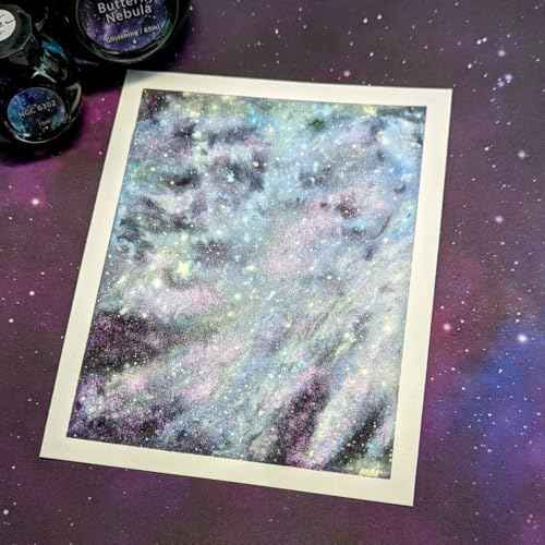 Colorverse Fountain Pen Ink Blue Butterfly Nebula 65ml & NGC 6302 15ml Dye-Based Ink