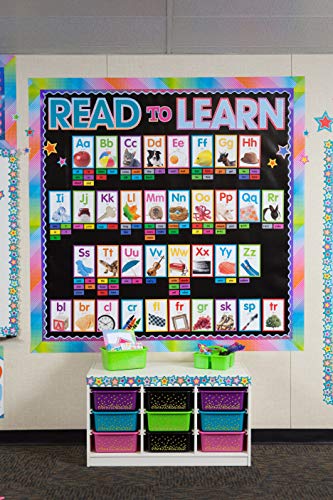 Teacher Created Resources Black Bulletin Board Roll 4ft x 12ft - Reusable, Writable, Easy-Cut Classroom Decor (1 Pack)