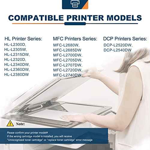 Ankink Compatible Toner Cartridge Replacement for Brother TN660 TN630 (Black,4 Pack) TN-660 630 to Use with MFC-L2700DW L2720DW L2740DW HL-L2300D L2320D L2360DW L2380DW DCP-L2540DW Printer