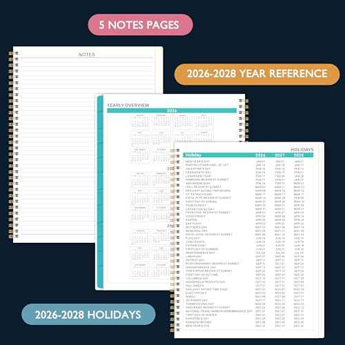 2026 Monthly Planner - 2026 Planner from January 2026 - Deccember 2026, Monthly Planners 8.5''x11'', 12 Months with Tabs, Large Daily Blocks, Double Inner Pocket