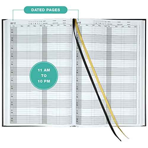Global Printed Products Lay Flat Reservation Book, 13.5" x 8.5"