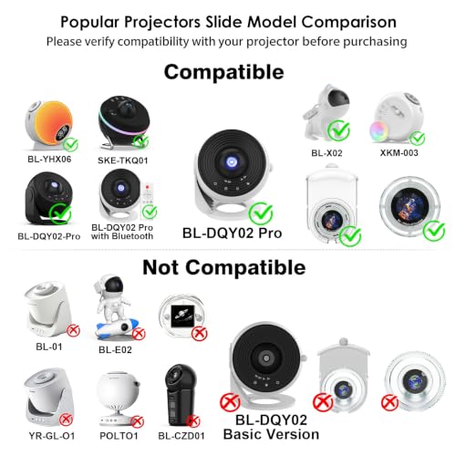Elec3 Galaxy Projector Replacement Discs 6-Pack for HD Mandala Projection