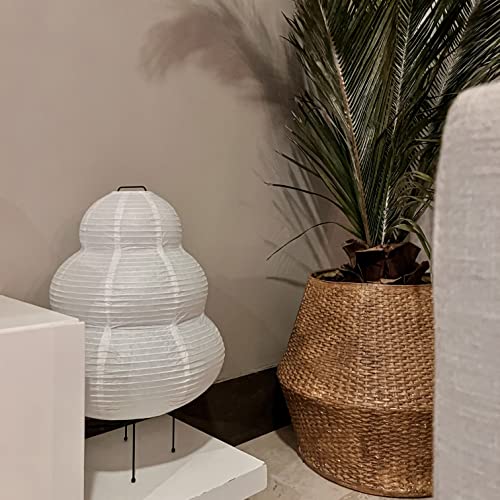 Akari Noguchi Ambient Lighting Japanese Paper Lantern Floor Lamp ? Rice Paper Lantern Lamp ? Japanese Japandi Floor Lamp for Soft Ambient Lighting