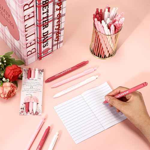 48 Sets Little Pumpkin Baby Shower Favors 144 Pcs Pink Baby Ballpoint Pens 48 a Little Pumpkin Is on the Way Thank You Cards with Opp Gift Bags Fall Gifts for Guest Gender Reveal Party Favors