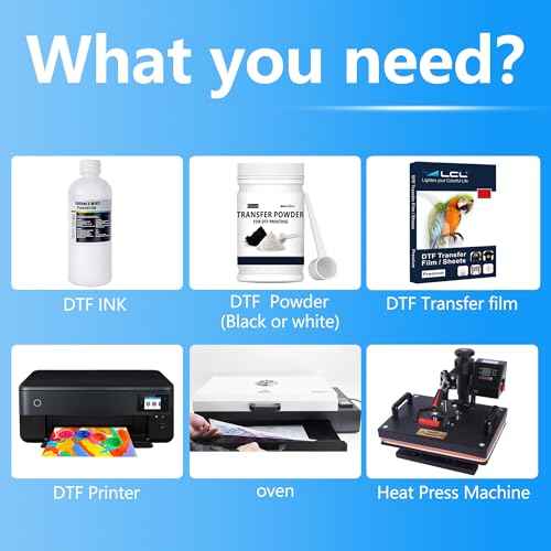 LCL Premium DTF White Ink 1000ML-DTF Transfer Ink for PET Film Refill for DTF Printers ET-8550 XP-15000 L1800 L805 R1390 R2400 Heat Transfer Printing Direct to Film (1000ml x 1 White)