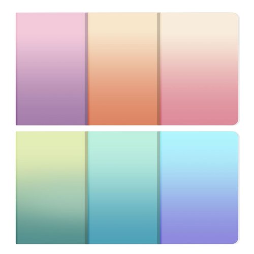 Ddaowanx Kraft Notebooks, Journals in Bulk, Lined Paper, 72 Pages, 36 Sheets, 80GSM, 8.3x5.5 Inch, A5 Size, Travel Writing Notebook for Office School Supplies (Lined-48pack, Gradient)