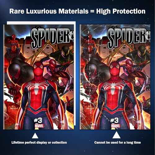 200 YNSZAS RESEALABLE Comic Book Bags and Boards, 7x10.5 Inch | 7.125x10.5 Inch, Comic Storage Sleeves and Boards, 20% Thicker Better Comic Collection Display, Certified Acid-Free