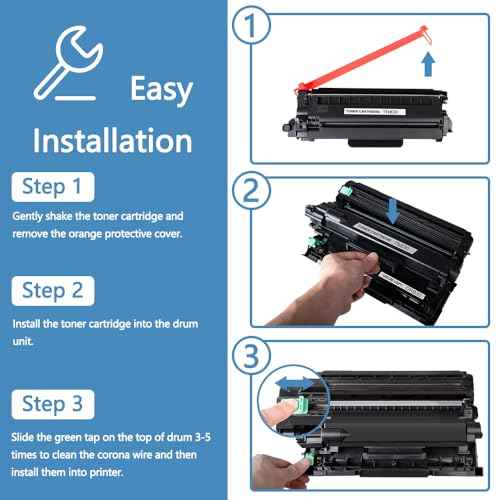 MxVol Compatible DR830 DR 830 DR-830 Drum Unit Replacement for Brother Printer HL-L2460DW HL-L2405W HL-L2400D DCP-L2640DW MFC-L2820DW HL-L2465DW HL-L2480DW Drum Cartridge (NO Toner)