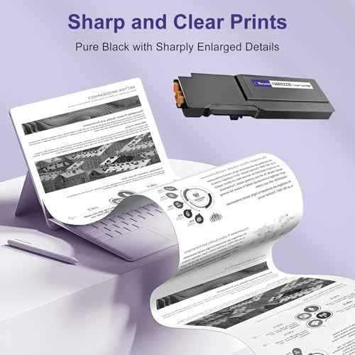 106R02228 High Yield Black Toner Cartridge Replacement for Xerox Phaser 6600/6600N/6600DN & WorkCentre 6605/6605N/6605DN | 8,000 Page Yield | Reliable 6600 Toner Cartridge (2-Pack, Black)