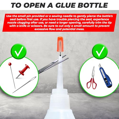Y'allCanDiy Thin CA Super Glue - Fast Drying Wood & Model Adhesive, 50g