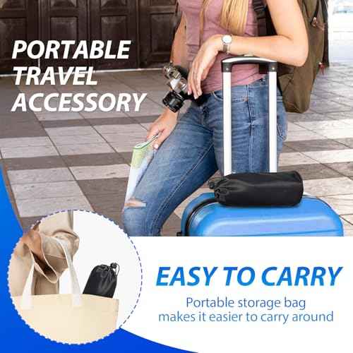 Airplane Foot Hammock for Plane Travel - Airplane Foot Rest - Plane Trip Essentials for Women/Man Long Flight Must Haves - Travel Gifts for Women/Man