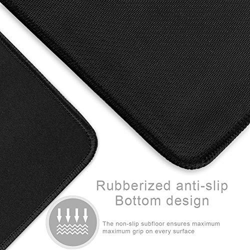 Cmhoo XXL Large Gaming Mouse Pad 15.7 x 35.4 Inches Anti-Fray Non-Slip Surface