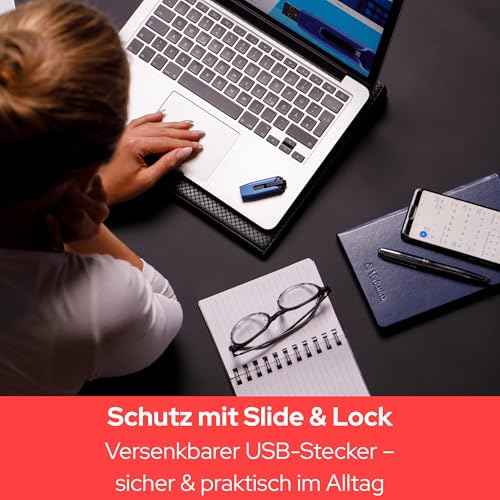 Verbatim 128GB USB 3.0 Store 'n' Go V3 Max Flash Drive - Cap-Less & PC / Mac Compatible - Blue