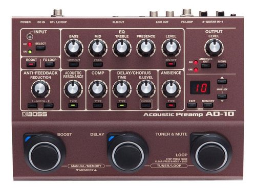 Boss AD-10 Acoustic Guitar Processor Pedal