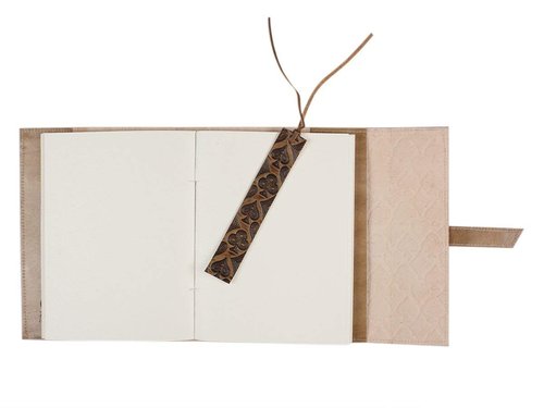 STORE INDYA Vintage Inspired Leather Journal Diary (Playing Cards-Brown) 7"x 5" Inches (90 Pages Book) Mother's Day Gift