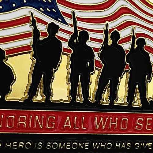 AtSKnSK 24 PCS Thank You for Your Service Military Appreciation Challenge Coin