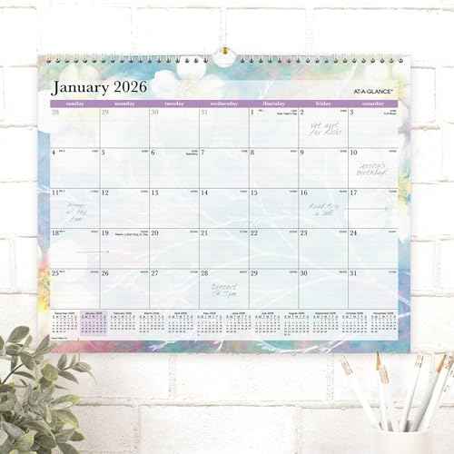 AT-A-GLANCE¢ç Dreams 2026 Monthly Wall Calendar, Medium, 15" x 12"