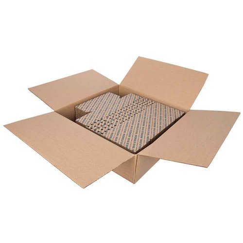 Nickel Coin Holder Box - Pack and Ship Coin Storage Box - Package of 50 - Blue and Brown - Holds 50 Rolls of Wrapped Coin - $100 Capacity