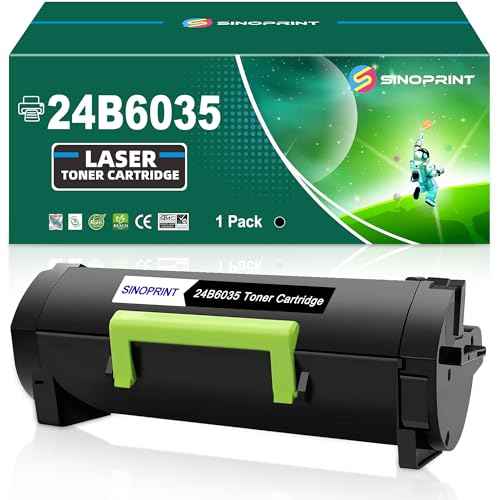 24B6035 Toner Cartridge Remanufactured M1145 24B6035 Black Toner Cartridge Replacement for Lexmark 24B6035 M1145 XM1145 Printers