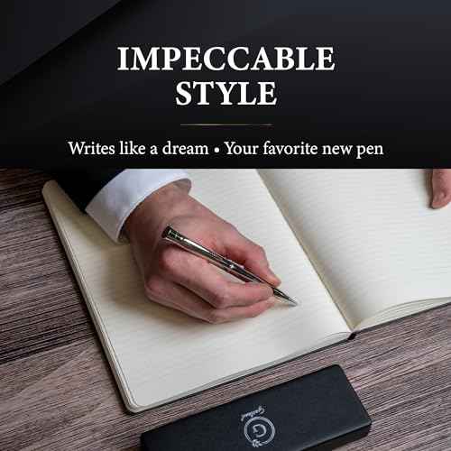 Garland Signature Slim Metal Luxury Pen ? Made in USA - Heirloom-Quality Brass Pen, Elegant ¡°G¡± Accent Piece, Premium Gift Box, Executive Desk, Gifts, Professionals, Refillable (Ballpoint, Gold)