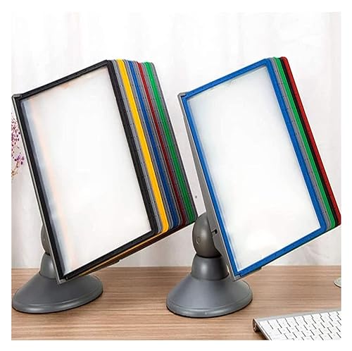 Desktop Document Organizer with Adjustable Panels for Office & Workspace