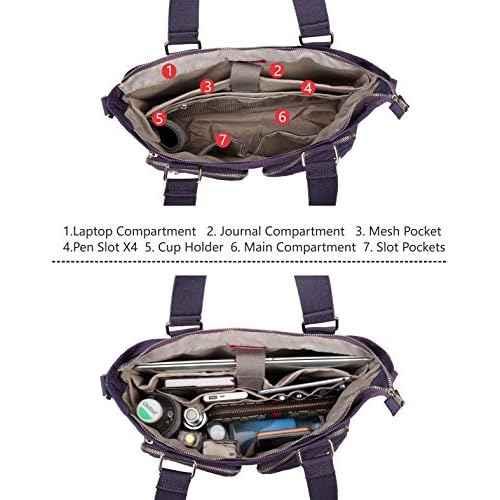 Water Repellent Nylon Shoulder Handbag - Laptop Tote Briefcase Clinical Bag