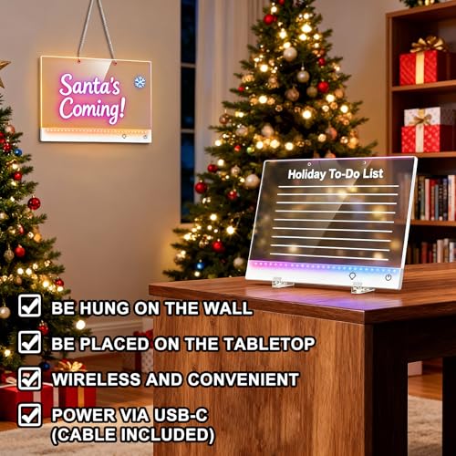 Momozzle 17" LED Drawing Board with 13 Light Effects, Rechargeable Neon Doodle Tablet for Kids - Variant: 17"Drawing Board