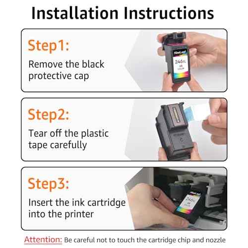 NineLeaf Remanufactured Ink Cartridges High Yield Compatible for Canon CL246XL CL-246XL 246 XL PIXMA MX492 MG2920 MG2520 IP2820 MG2420 MG2922 MG2924 Show Accurate Ink Level (Tri-Color, 2 Pack)