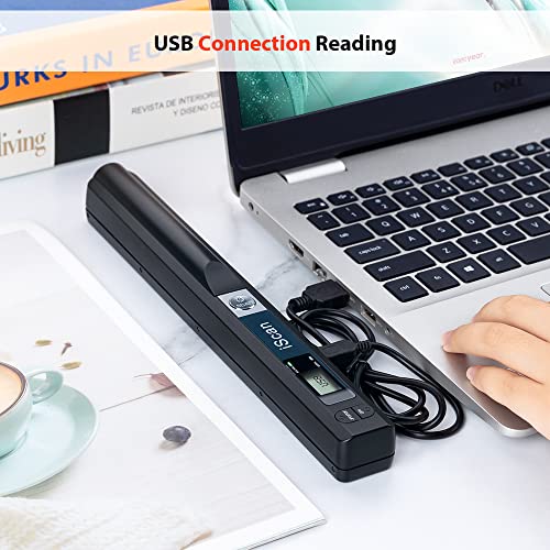 Portable Handheld Document & Photo Scanner 900 DPI with 16GB SD Card