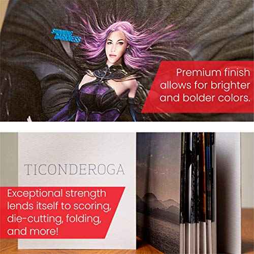 Accent Opaque Cream-Colored 8.5¡± x 11¡± Cardstock Paper, 80lb, 216gsm ? 250 Sheets (1 Ream) ? Premium Super Smooth Heavy Cardstock, Warm White Printer Paper for Ink Heavy Projects ? 121978R