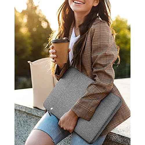 Inateck 360¡Æ Protective Laptop Bag with Accessory Bag, Compatible with 16-inch MacBook Pro/Max M4 M3 M2 M1 2019-2024, Gray