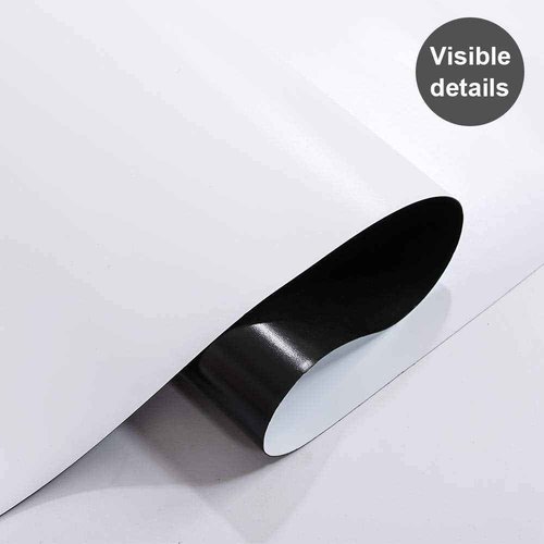 ZHIDIAN Magnetic Whiteboard Contact Paper for Wall 36 x 24 inches, Magnetic Dry Erase White Board Sticker with Non-Adhesive Backing for Office Home School