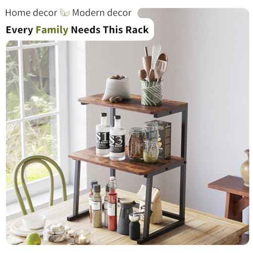 3-Tier Desktop Printer Stand, Universal Size Printer Shelf Organizer with Wide Platform, Heavy-Duty Multi-Purpose Office Desk Shelves for Home Office Organization