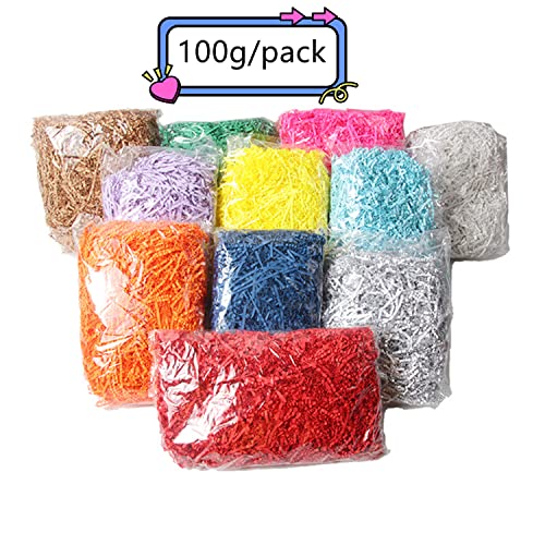 Crinkle Cut Paper Shred Filler, Shredded for Gift Box, Easter Grass