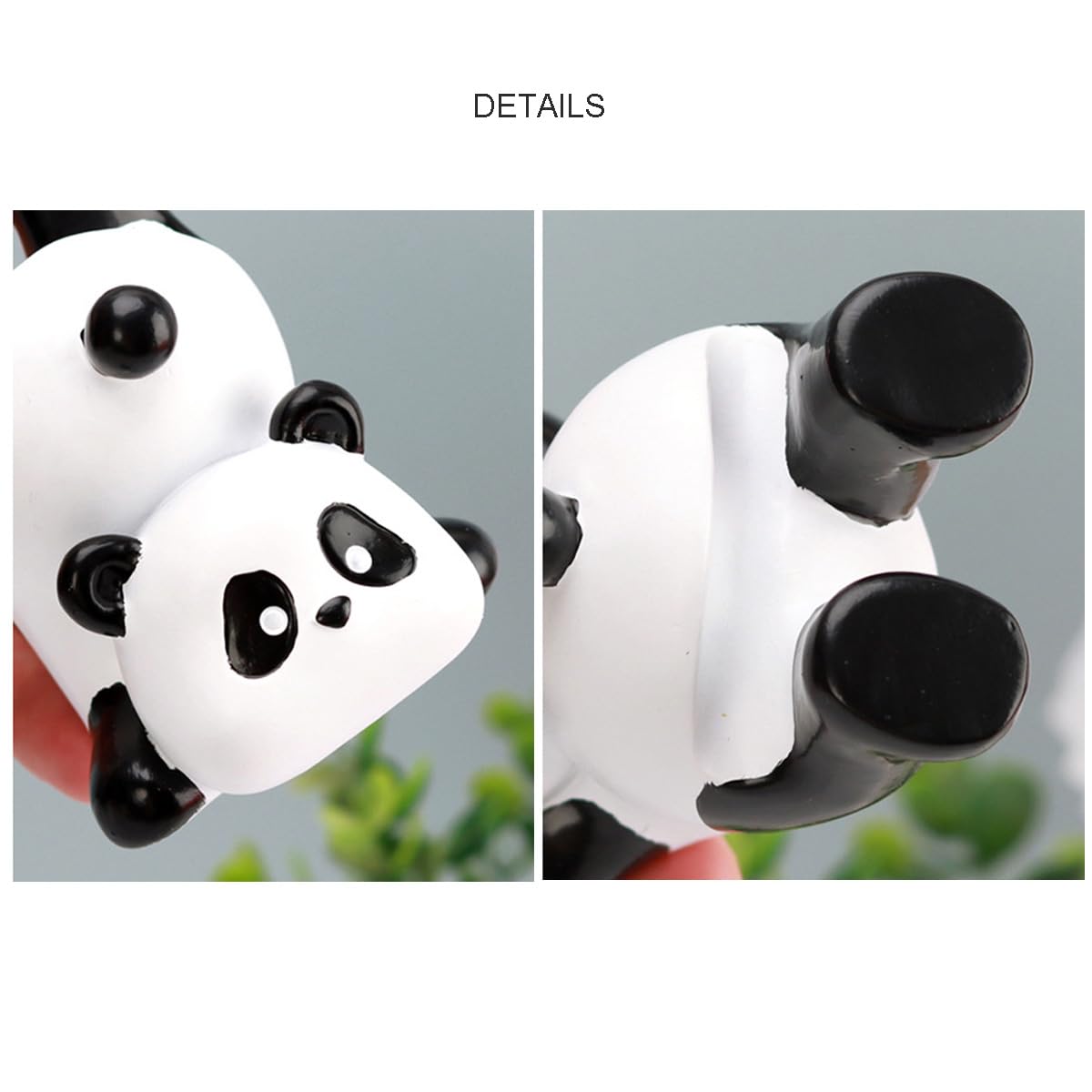 JARPSIRY Cute Panda Glasses Display Stand for Nightstand, Funny Decorative Eyeglass Sunglass Holder, Home Office Desk Decoration (Handstand Panda)