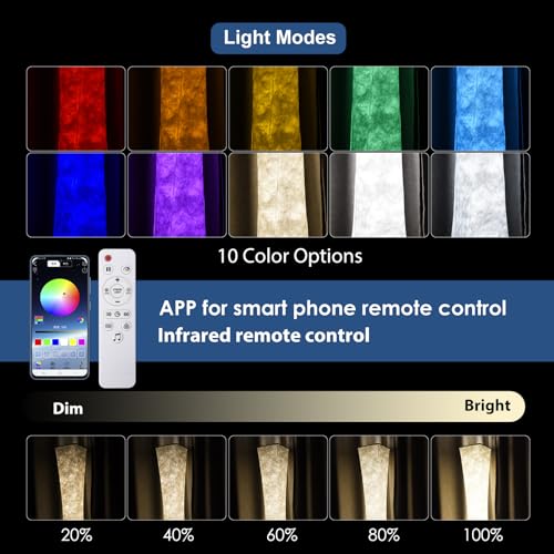Floor Lamp, RGB Color Changing Led Smart Lamp, Music Sync, APP Remote Control, 62'' Standing Lamp for Living Room Bedroom Game Room