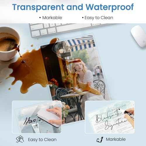 50 Pack Thermal Laminating Pouches 10 Mil, 9 x 11.5 Inches Clear Laminating Sheets, Wide Size Compatibility Office Laminating Supplies for Letter, Photo, Card and ID Badge