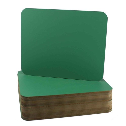 Flipside Products 9.5" x 12" Green Chalkboards, Classroom Set, Student Drawing, Small School Chalkboard, Menu Board, Pack of 24