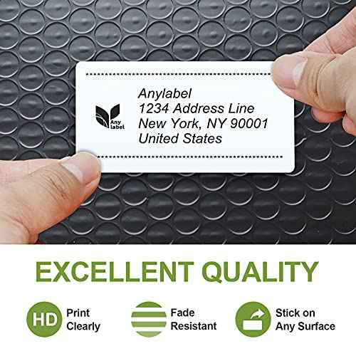 Compatible 2-1/8" x 2-3/4" Direct Thermal Labels Replacement for DYMO 30258 Barcodes Address Postage, Compatible with Rollo, DYMO 4XL & Zebra Desktop Printers (16 Rolls, 400 Labels/Roll)