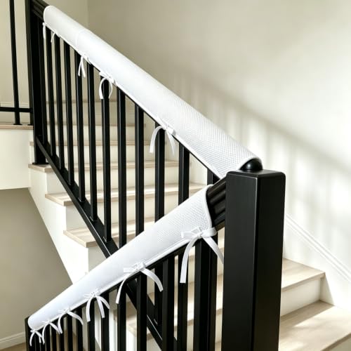 PregSpag 3Pcs White Furniture Edge Protector Strips - Breathable Mesh, Machine Washable, Easy Install