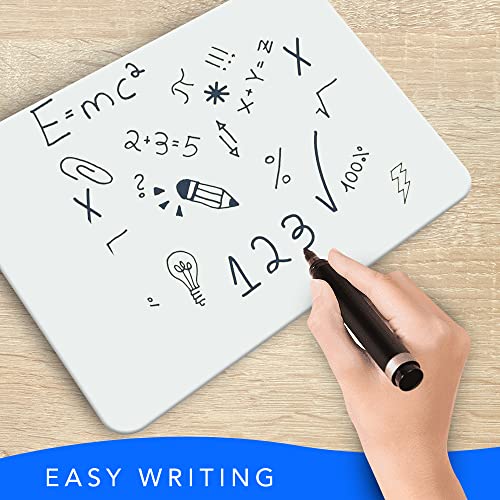 Ultimate Stationery 2-Pack Small Whiteboards 9x12 Inch Double Sided for Kids & Classroom