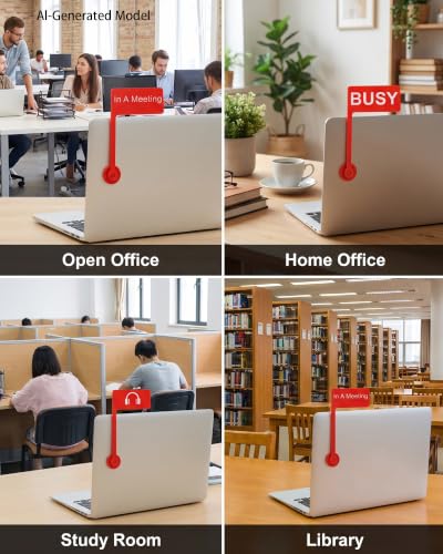 JODUY 3-Pack Office Busy Status Indicator Lights - Do Not Disturb Desk Signs