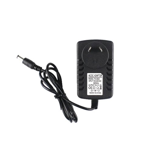 PITINGN 2M RS232 Scanner Cable +AC Adapter for MS5145 MS7120 MS9540 Scanner Replacement Parts(US Plug)